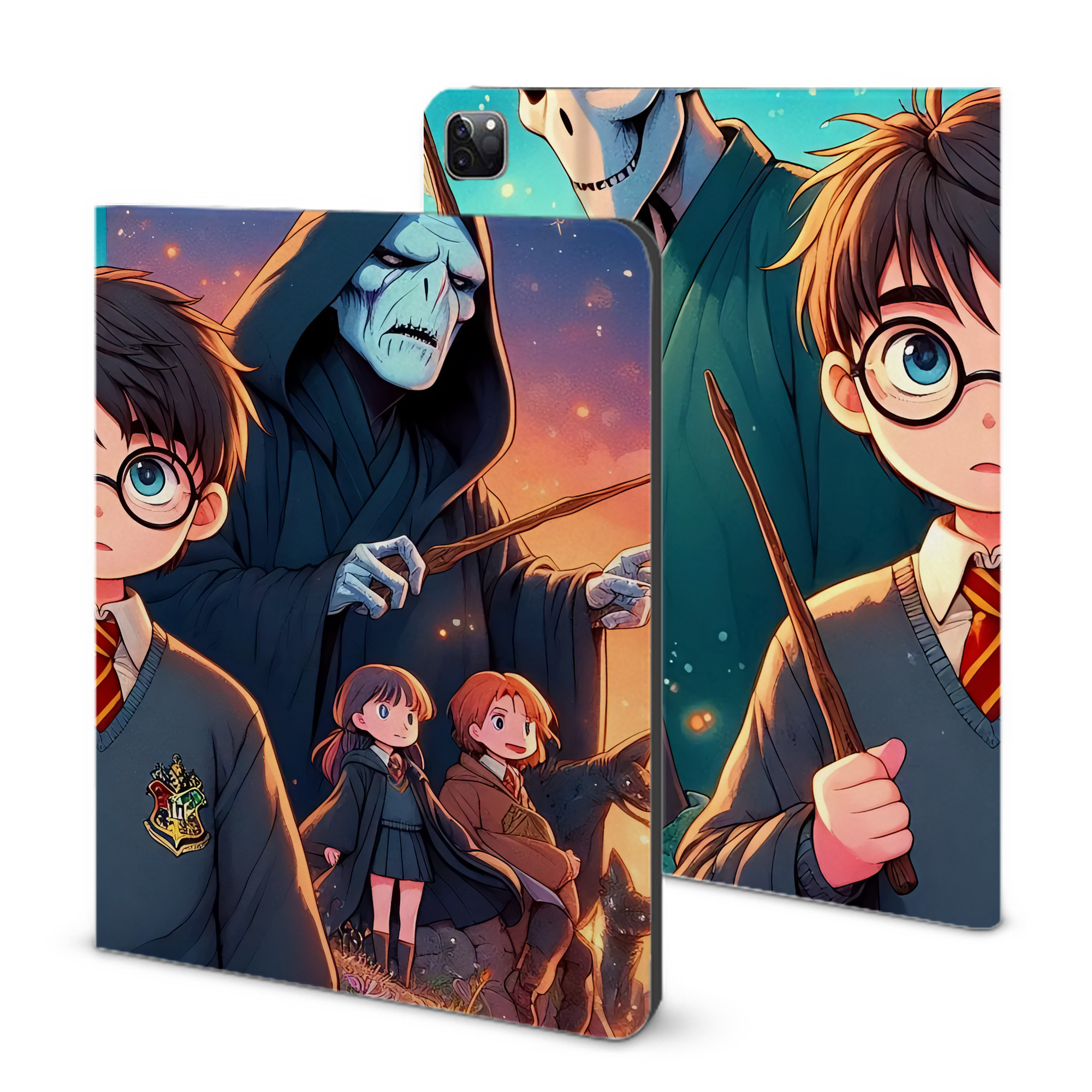 （画像用） Harry Potter ハリー・ポッターシリーズ IPad ケース ブック型 PUレザー TPU 耐衝撃 軽量 薄型 ペン収納なし 全面保護 IPad 各モデル対応
